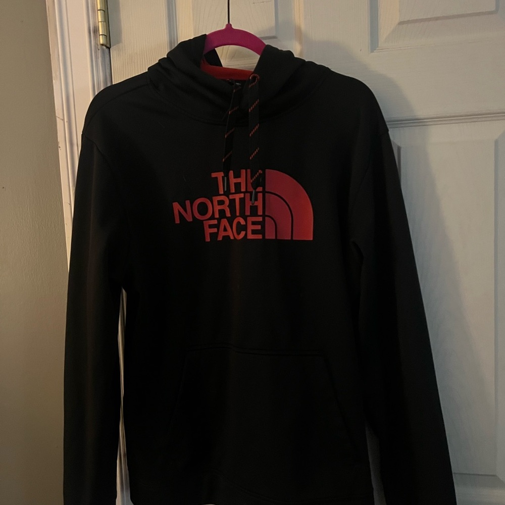 The North Face Black and Red Pullover Sweater